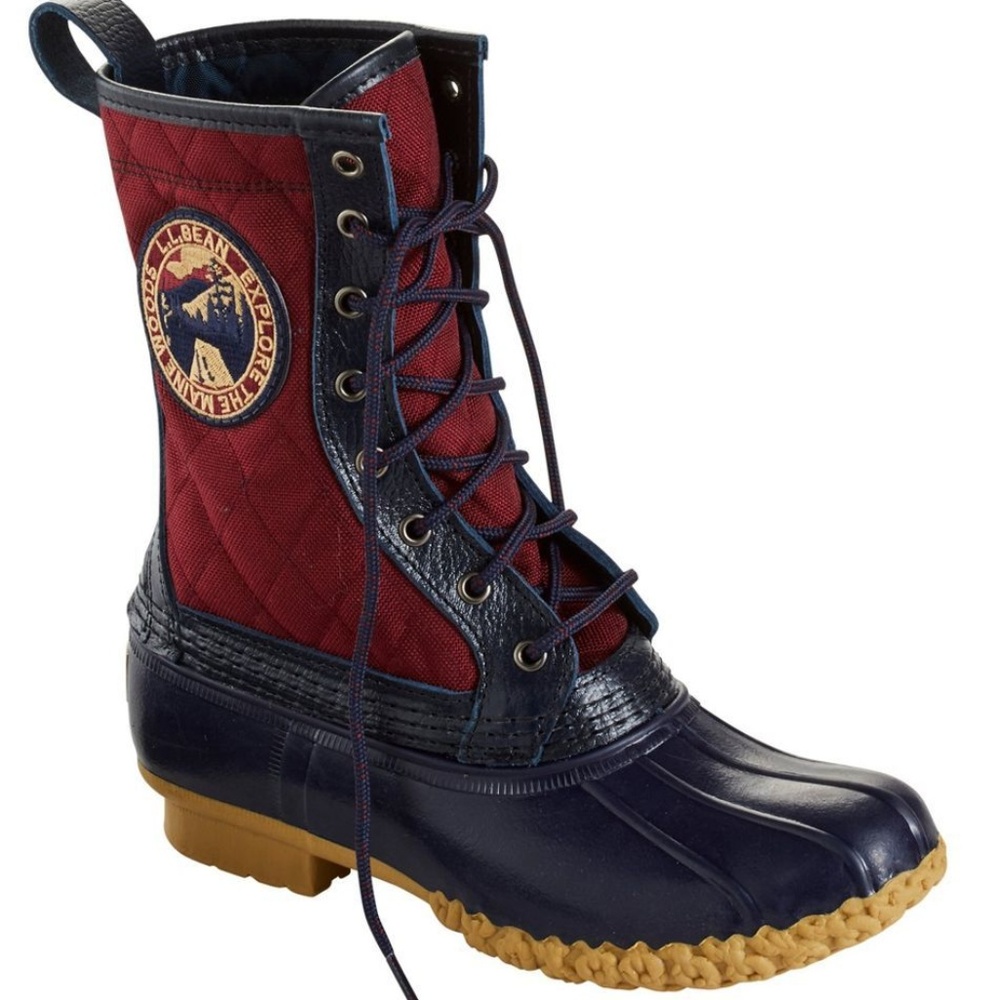 L.L. Bean Quilted 10” Thinsulate Patch Boots